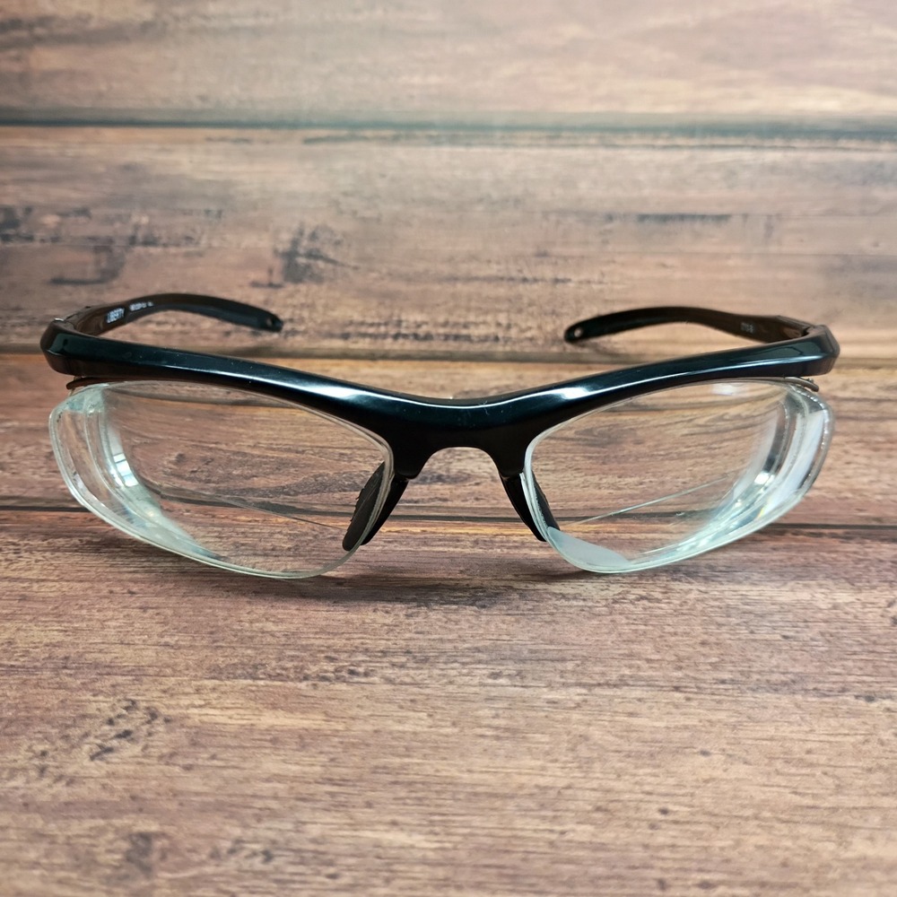 Liberty IT10-B Sport Glasses Black Wrap Frames 60-20-135
